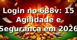 Login no 688v: +15% Agilidade e Segurança em 2026 📊